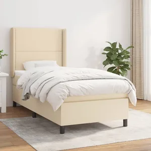 vidaXL Sommier à lattes de lit matelas et LED Bleu foncé 100x200 cm pas cher