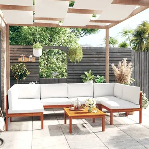 vidaXL Sommier à lattes de lit et matelas et LED Taupe 120x200cm Tissu pas cher