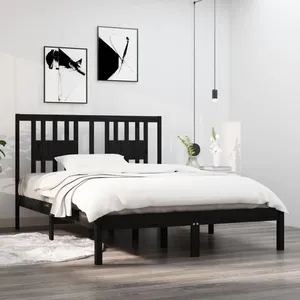 vidaXL Sommier à lattes de lit et matelas et LED Noir 100x200 cm Tissu pas cher