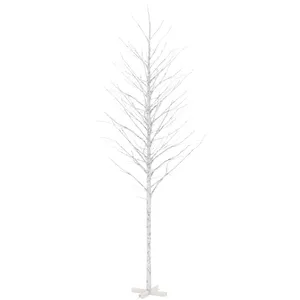 vidaXL Bouleau blanc à LED 672 LED Blanc chaud 400 cmVendu parrue-du-commerce