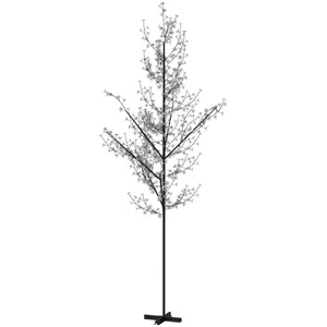 Comparateur de prix : vidaXL Arbre à LED fleur de cerisier 672 LED Blanc chaud 400 cm