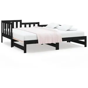 vidaXL Lit coulissant 2x(90x190) cm Bois de pin massif pas cher
