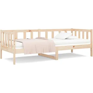 vidaXL Lit de jour 80x200 cm Bois de pin massif pas cher