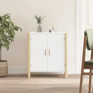 vidaXL Buffet Blanc 62x38x70 cm Bois d'ingénierie