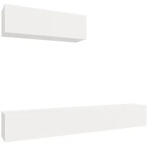 Comparateur de prix : vidaXL Ensemble de meubles TV 3 pcs Blanc Bois d'ingénierie