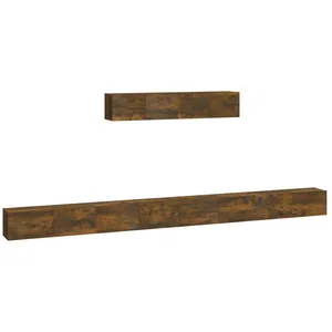 Comparateur de prix : Non communiqué vidaXL Ensemble de meubles TV 6 pcs Chêne fumé Bois d'ingénierie
