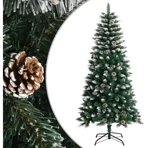 Comparateur de prix : vidaXL Sapin de Noël artificiel avec support Vert 120 cm PVC