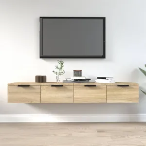 Comparateur de prix : vidaXL Armoires murales 2 pcs Chêne sonoma 68x30x20 cm Bois ingénierie