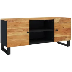 vidaXL Meuble TV 105x33x46 cm Bois d'acacia massif pas cher
