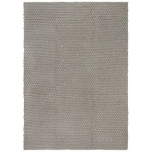 Comparateur de prix : vidaXL Tapis rectangulaire Gris 160x230 cm Coton