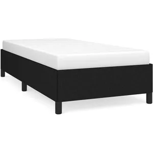 vidaXL Cadre de lit Noir 80x200 cm Tissu pas cher