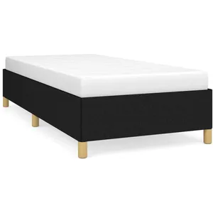 vidaXL Cadre de lit Noir 80x200 cm Tissu pas cher