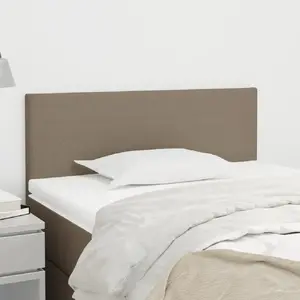 vidaXL Tête de lit Taupe 90x5x78/88 cm Tissu pas cher