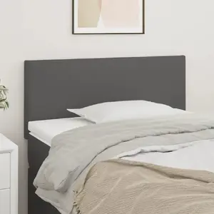 Comparateur de prix : vidaXL Tête de lit Gris 100x5x78/88 cm Similicuir