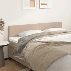 vidaXL Têtes de lit 2 pcs Cappuccino 100x5x78/88 cm Similicuir pas cher