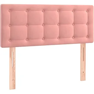 Comparateur de prix : vidaXL Tête de lit Rose 80x5x78/88 cm Velours