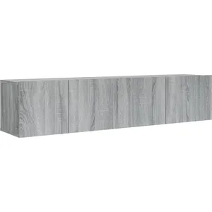 Comparateur de prix : vidaXL Ensemble de meubles TV 2 pcs Sonoma gris Bois d'ingénierie