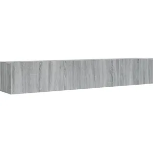 Comparateur de prix : vidaXL Ensemble de meubles TV 2 pcs Sonoma gris Bois d'ingénierie