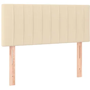 vidaXL Tête de lit Crème 90x5x78/88 cm Tissu pas cher