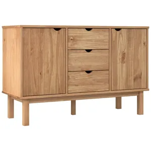 Comparateur de prix : vidaXL Buffet OTTA 113,5x43x73 cm Bois massif de pin