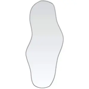 vidaXL Miroir mural Argenté 70x30 cm