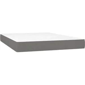 Comparateur de prix : vidaXL Matelas de lit à ressorts ensachés Gris foncé 140x200x20 cm