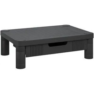 Comparateur de prix : vidaXL Support de moniteur Noir 43x30,5x13 cm