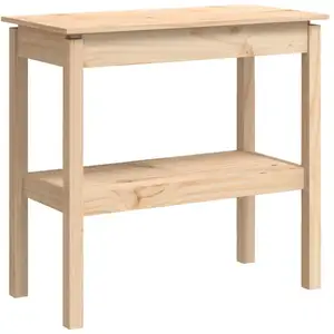 Comparateur de prix : Non communiqué vidaXL Table console 80x40x75 cm Bois massif de pin