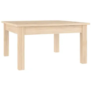 Comparateur de prix : vidaXL Table basse 55x55x30 cm Bois massif de pin