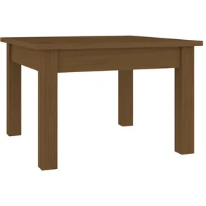 Comparateur de prix : vidaXL Table basse Marron miel 45x45x30 cm Bois massif de pin