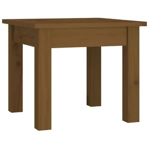 Comparateur de prix : vidaXL Table basse Marron miel 35x35x30 cm Bois massif de pin