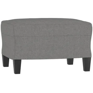 Comparateur de prix : vidaXL Repose-pied Gris foncé 60x50x41 cm Tissu