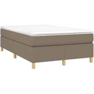 vidaXL Bedframe zonder matras 120x200 cm stof taupe3120949 pas cher