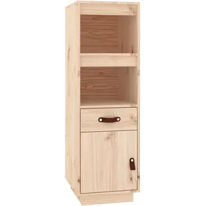 vidaXL Buffet haut 34x40x108,5 cm Bois massif de pin pas cher
