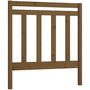 Comparateur de prix : vidaXL Tête de lit Marron miel 95x4x100 cm Bois massif de pin