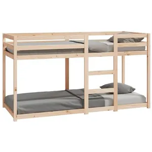 Comparateur de prix : vidaXL Lit superposé 80x200 cm Bois de pin massif