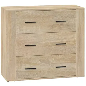 vidaXL Buffet Chêne sonoma 80x33x70 cm Bois d'ingénierie pas cher