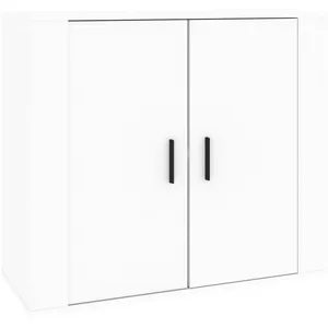 vidaXL Buffet Blanc 80x33x70 cm Bois d'ingénierie pas cher