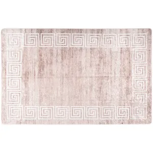 vidaXL Tête de lit avec oreilles Gris clair 93x16x118/128 cm Tissu pas cher