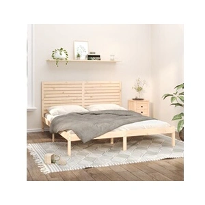 vidaXL Cadre de lit sans matelas 180x200 cm bois massif pas cher