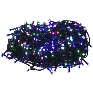 Comparateur de prix : vidaXL Guirlande LED avec 600 LED Multicolore pastel 60 m PVC