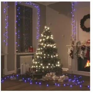 Comparateur de prix : vidaXL Guirlande LED avec 150 LED Bleu 15 m PVC