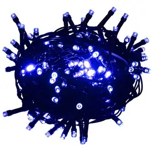 Comparateur de prix : vidaXL Guirlande LED avec 300 LED Bleu 30 m PVC