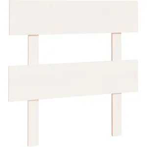 Comparateur de prix : vidaXL Tête de lit Blanc 93,5x3x81 cm Bois massif de pin