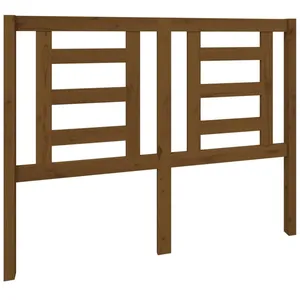 Comparateur de prix : vidaXL Tête de lit Marron miel 126x4x100 cm Bois massif de pin