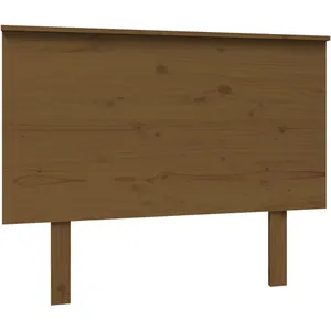 vidaXL Tête de lit Marron miel 104x6x82,5 cm Bois massif de pin pas cher
