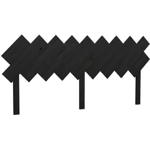 Comparateur de prix : vidaXL Tête de lit Noir 178x3x80,5 cm Bois massif de pin