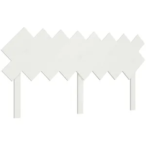 vidaXL Tête de lit Blanc 159,5x3x80,5 cm Bois massif de pin pas cher