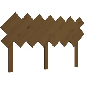vidaXL Tête de lit Marron miel 151,5x3x81 cm Bois massif de pin pas cher