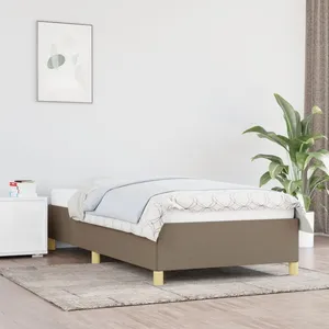vidaXL Cadre de lit Blanc Bois de pin massif 140x200 cm pas cher